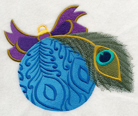 Christmas Peacock Ornament - Image 4
