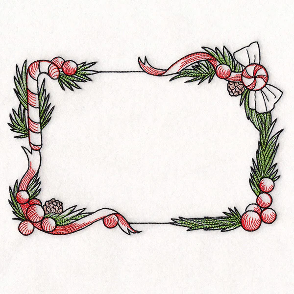 Christmas Peppermints Quilt Label - Image 3