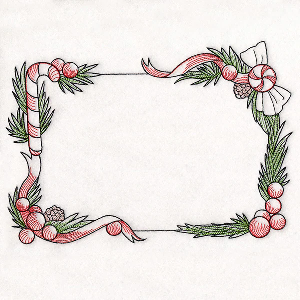 Christmas Peppermints Quilt Label - Image 4