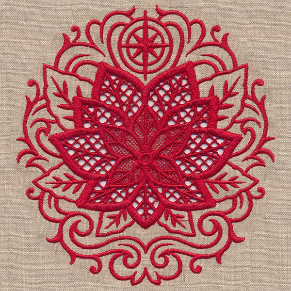 Christmas Poinsettia Feature (Cutwork) - Image 2