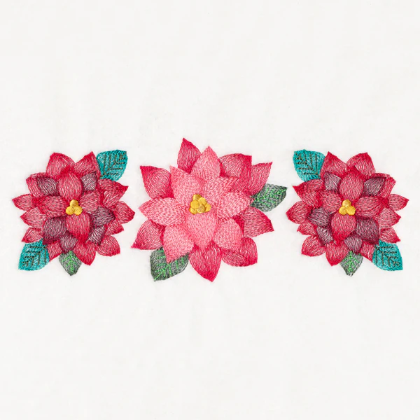 Christmas Poinsettias Trio - Image 2