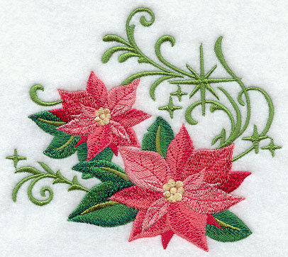 Christmas Poinsettias with Echoes - Image 3