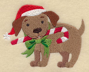 Christmas Puppy & Candy Cane - Image 3