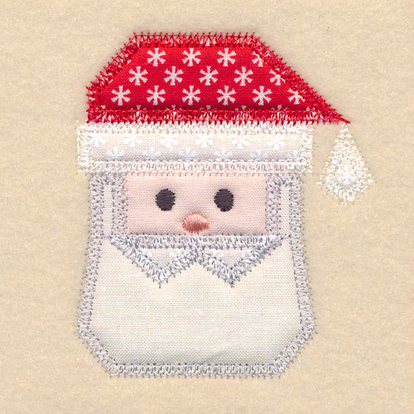 Christmas Quilt Block - Santa (In-the-Hoop) - Image 5