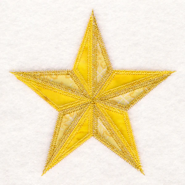 Christmas Quilt Block - Star (In-the-Hoop) - Image 3