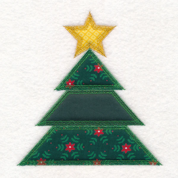 Christmas Quilt Block - Tree (In-the-Hoop) - Image 6