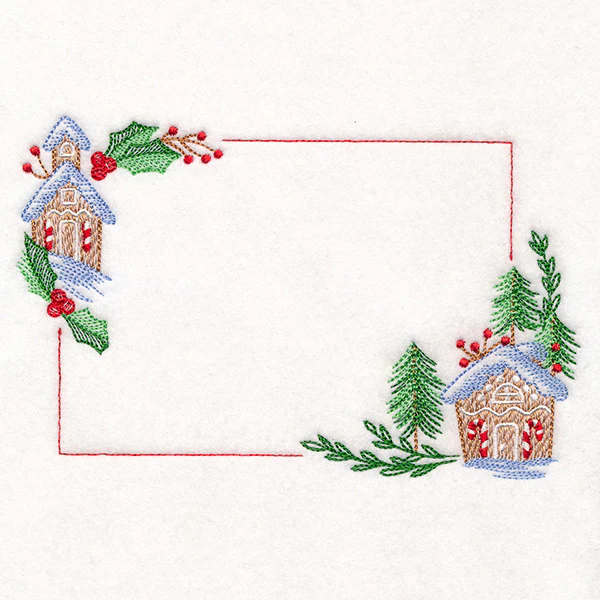 Christmas Quilt Labels - Gingerbread House - Image 2