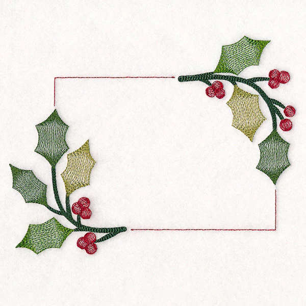 Christmas Quilt Labels - Holly & Berries - Image 4