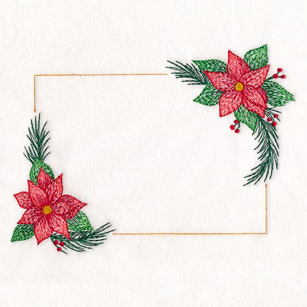 Christmas Quilt Labels - Poinsettias - Image 7
