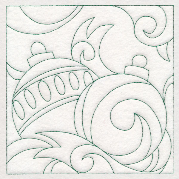 Christmas Quilting - Ornament (Double Run)
