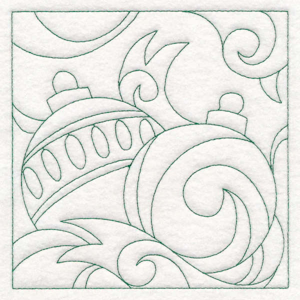 Christmas Quilting - Ornament (Double Run) - Image 2