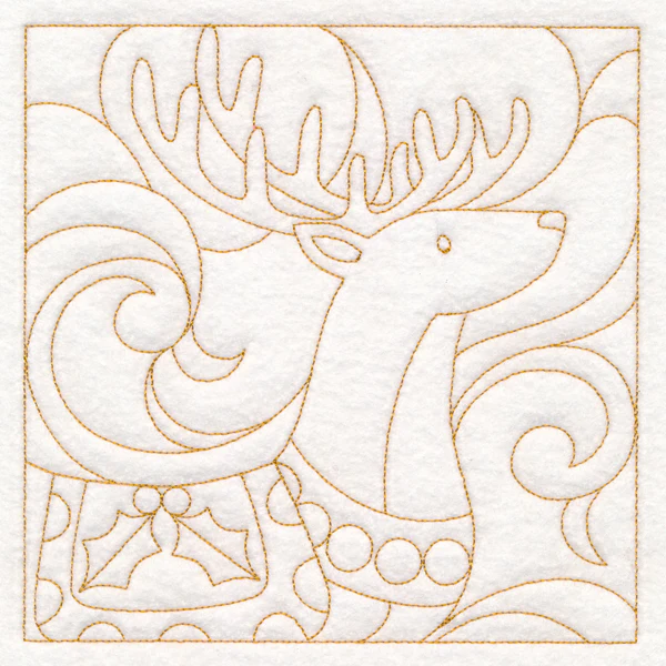 Christmas Quilting - Reindeer (Double Run) - Image 2