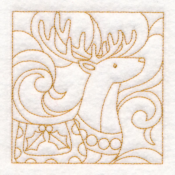 Christmas Quilting - Reindeer (Double Run) - Image 5