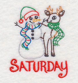 Christmas Reindeer - Saturday (Vintage) - Image 2