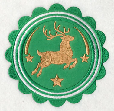 Christmas Reindeer Stamp (Applique) - Image 4
