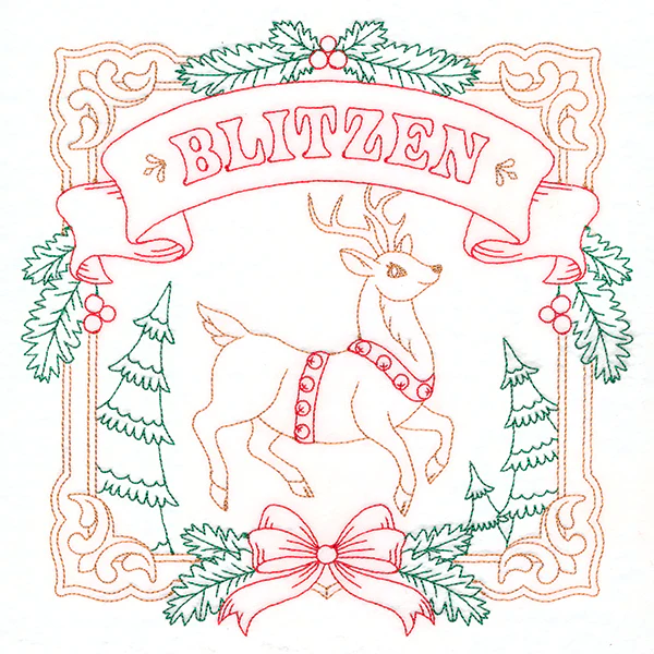 Christmas Reindeer Team -Blitzen - Image 13