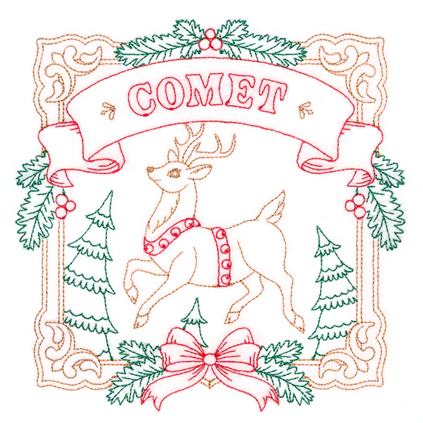 Christmas Reindeer Team - Comet - Image 7