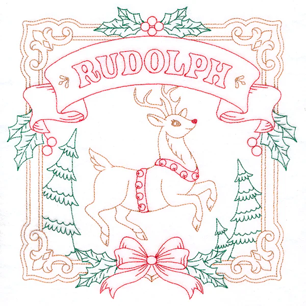 Christmas Reindeer Team - Rudolph