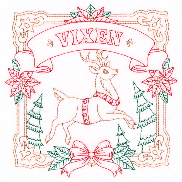Christmas Reindeer Team - Vixen - Image 4