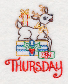Christmas Reindeer - Thursday (Vintage) - Image 2