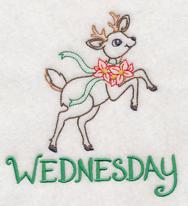 Christmas Reindeer - Wednesday (Vintage) - Image 3