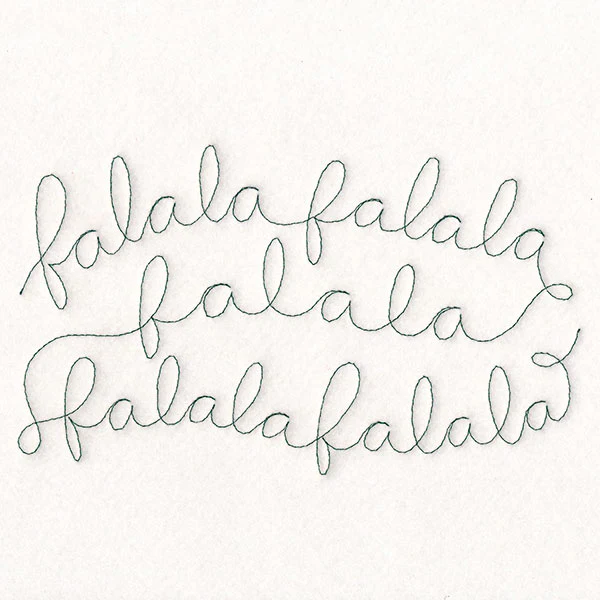 Christmas Sayings - Fa La La (Edge-to-Edge Quilting) - Image 3