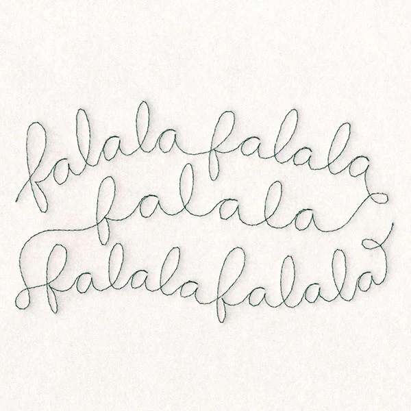 Christmas Sayings - Fa La La (Edge-to-Edge Quilting) - Image 4