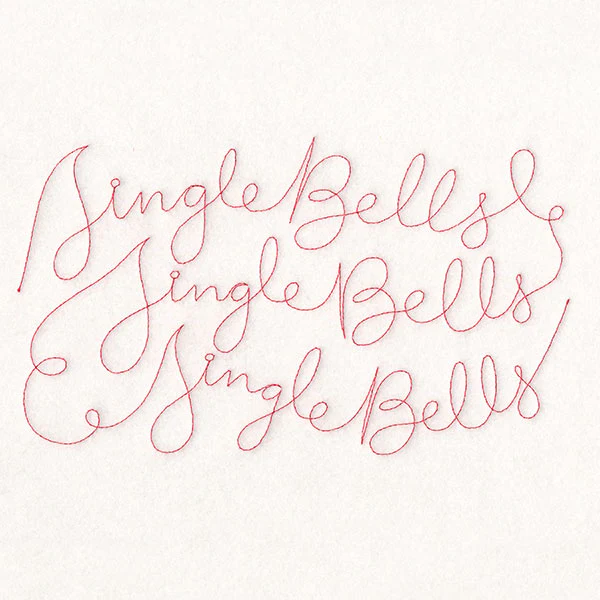Christmas Sayings - Jingle Bells (Edge-to-Edge Quilting) - Image 3