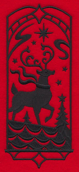 Christmas Silhouette - Rooftop Reindeer - Image 3