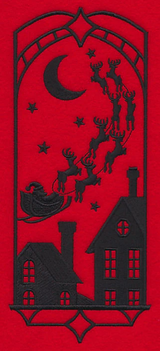 Christmas Silhouette - Santa's Flight - Image 2