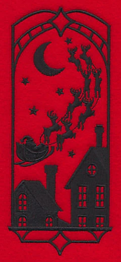 Christmas Silhouette - Santa's Flight - Image 4