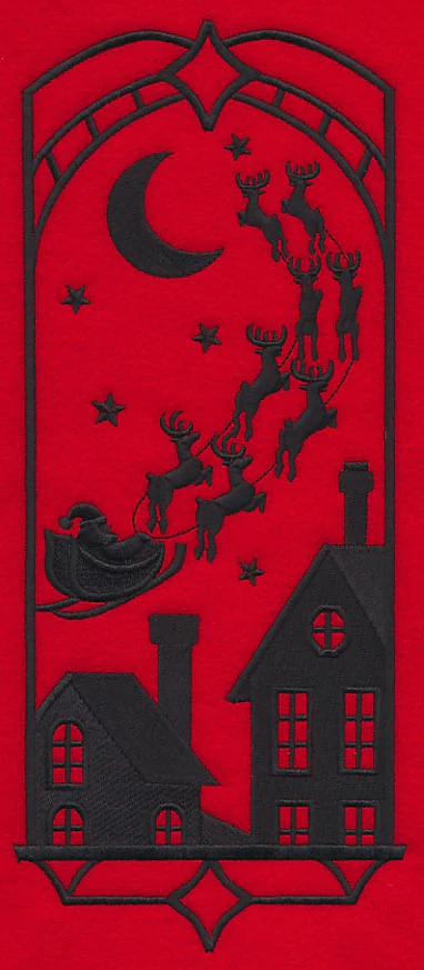 Christmas Silhouette - Santa's Flight - Image 5