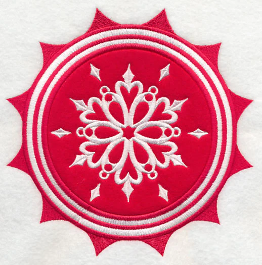 Christmas Snowflake Stamp (Applique) - Image 2
