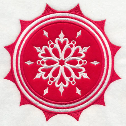 Christmas Snowflake Stamp (Applique) - Image 3