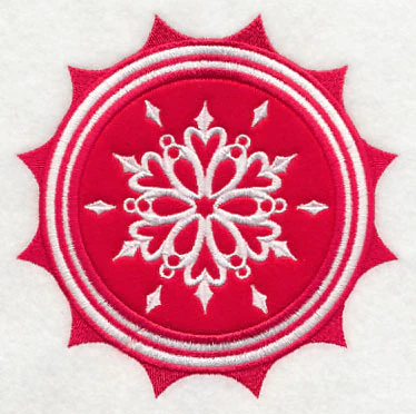 Christmas Snowflake Stamp (Applique) - Image 4
