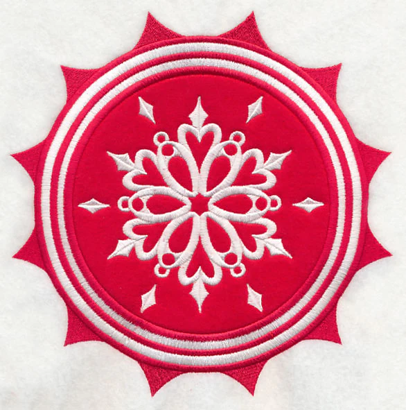 Christmas Snowflake Stamp (Applique) - Image 6