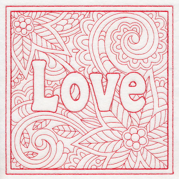 Christmas Spirit Quilting - Love (Double Run) - Image 6