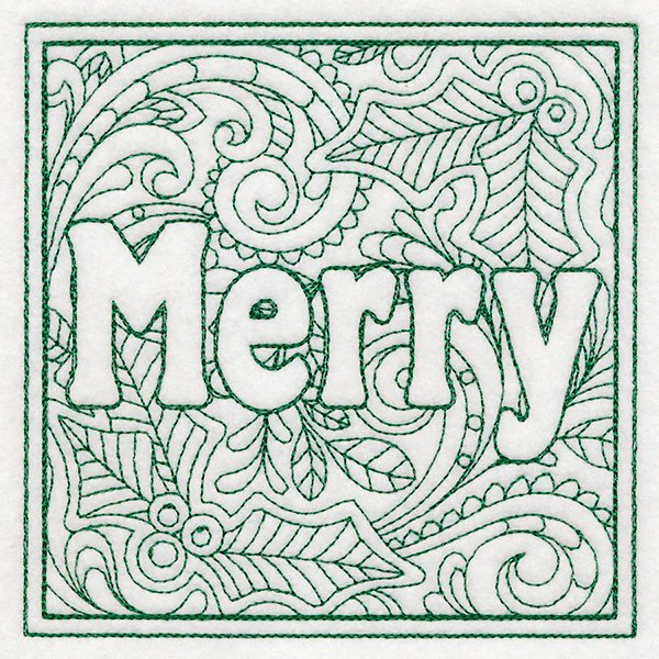 Christmas Spirit Quilting - Merry (Double Run) - Image 4