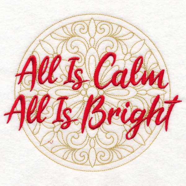 Christmas Spirited Sayings - All Is Calm, All Is Bright - Image 2