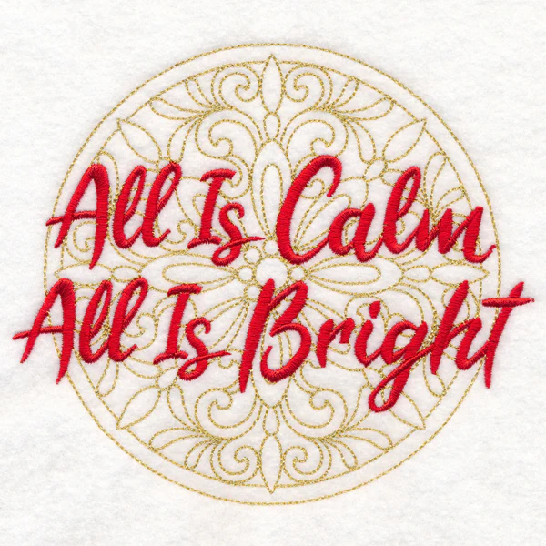 Christmas Spirited Sayings - All Is Calm, All Is Bright - Image 3