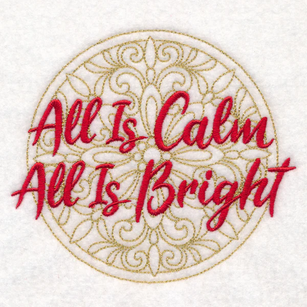Christmas Spirited Sayings - All Is Calm, All Is Bright - Image 4