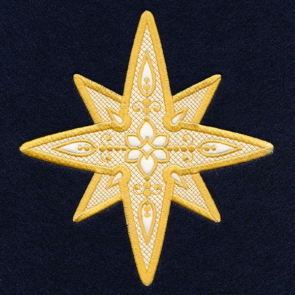 Christmas Star (Applique) (Embossed) - Image 4