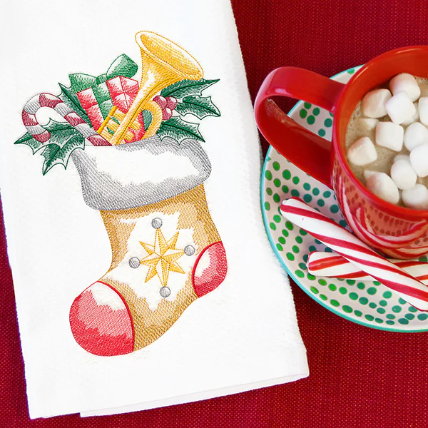 Christmas Stocking (Toile) - Image 2