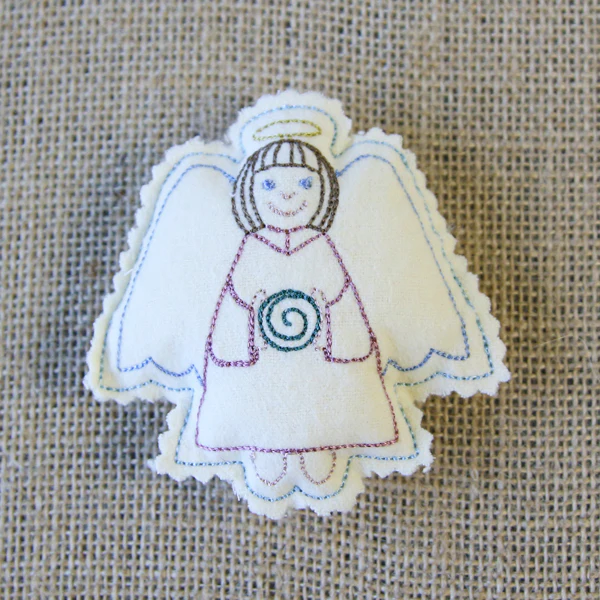 Christmas Stuffie - Angel (In-the-Hoop) - Image 4