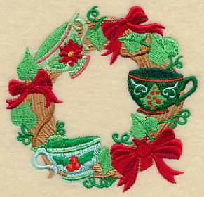 Christmas Teatime Wreath - Image 5
