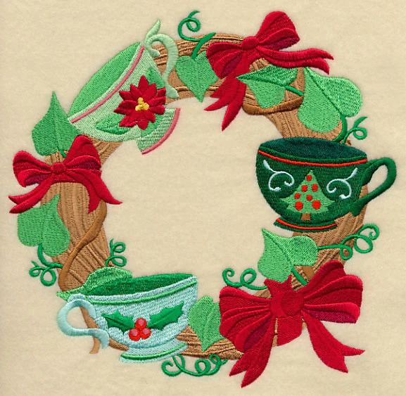 Christmas Teatime Wreath - Image 6