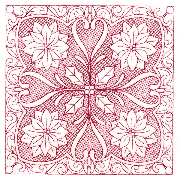 Christmas Traditions - Poinsettia (Trapunto) - Image 6