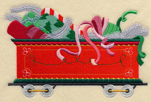 Christmas Train - Gift Wrapping Car - Image 2