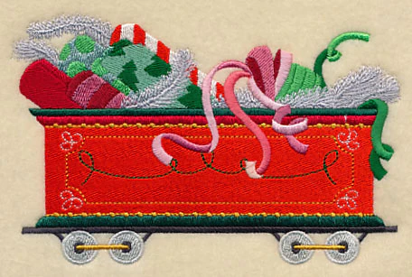 Christmas Train - Gift Wrapping Car - Image 3