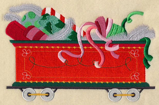 Christmas Train - Gift Wrapping Car - Image 5